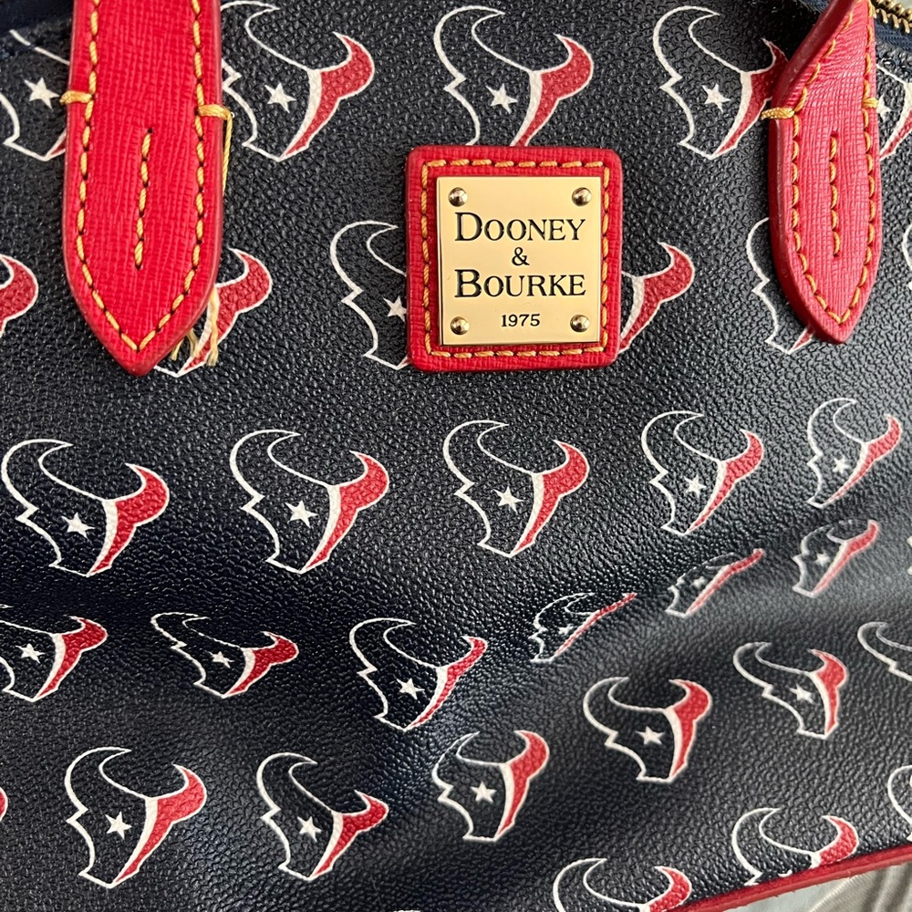 Houston Texans Leather handbag by Dooney and Bourke! Like new, minimal wear